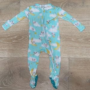 Posh Peanut Fisher-Price™ Lamb Footie Zippered One Piece 0-3 Months